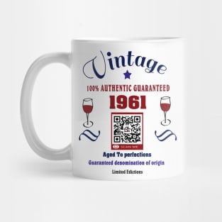 wine lovers made in 1961 Mug